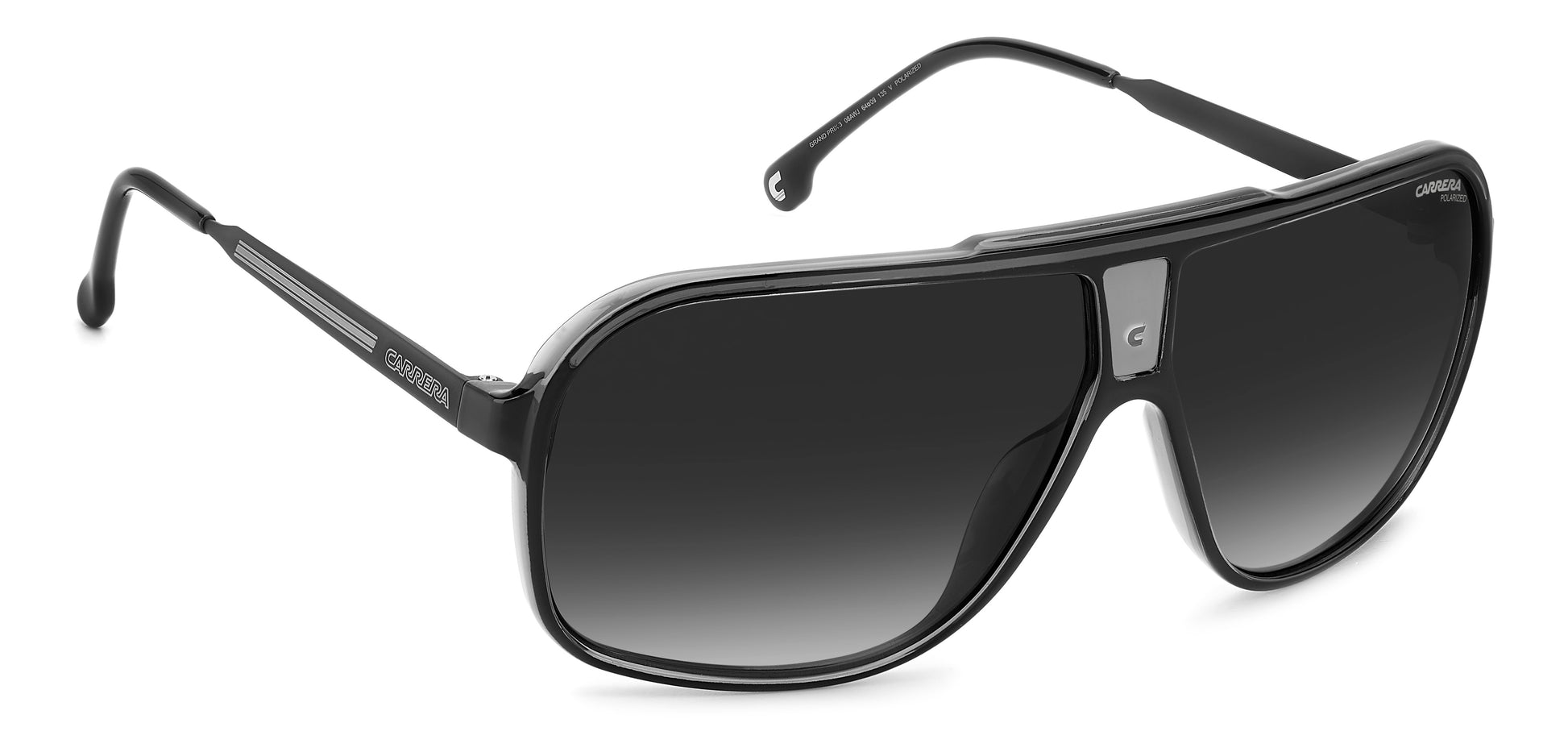 Colour: Black - Carrera Grand Prix 3 polarised alternative angle view