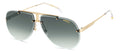 Carrera 1052/s sunglasses - front view - Colour: Gold