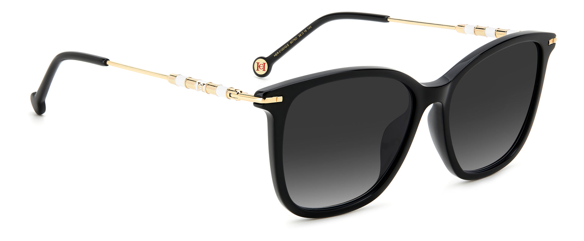 Colour: Black - Carolina Herrera HER 0100/G/S alternative angle view