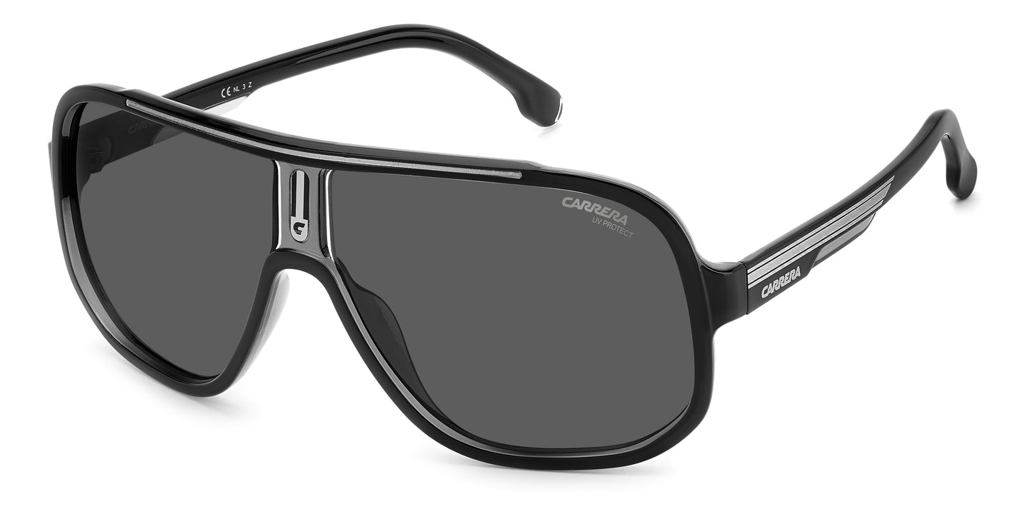 Carrera 1058/S sunglasses - front angle view - Colour: Black