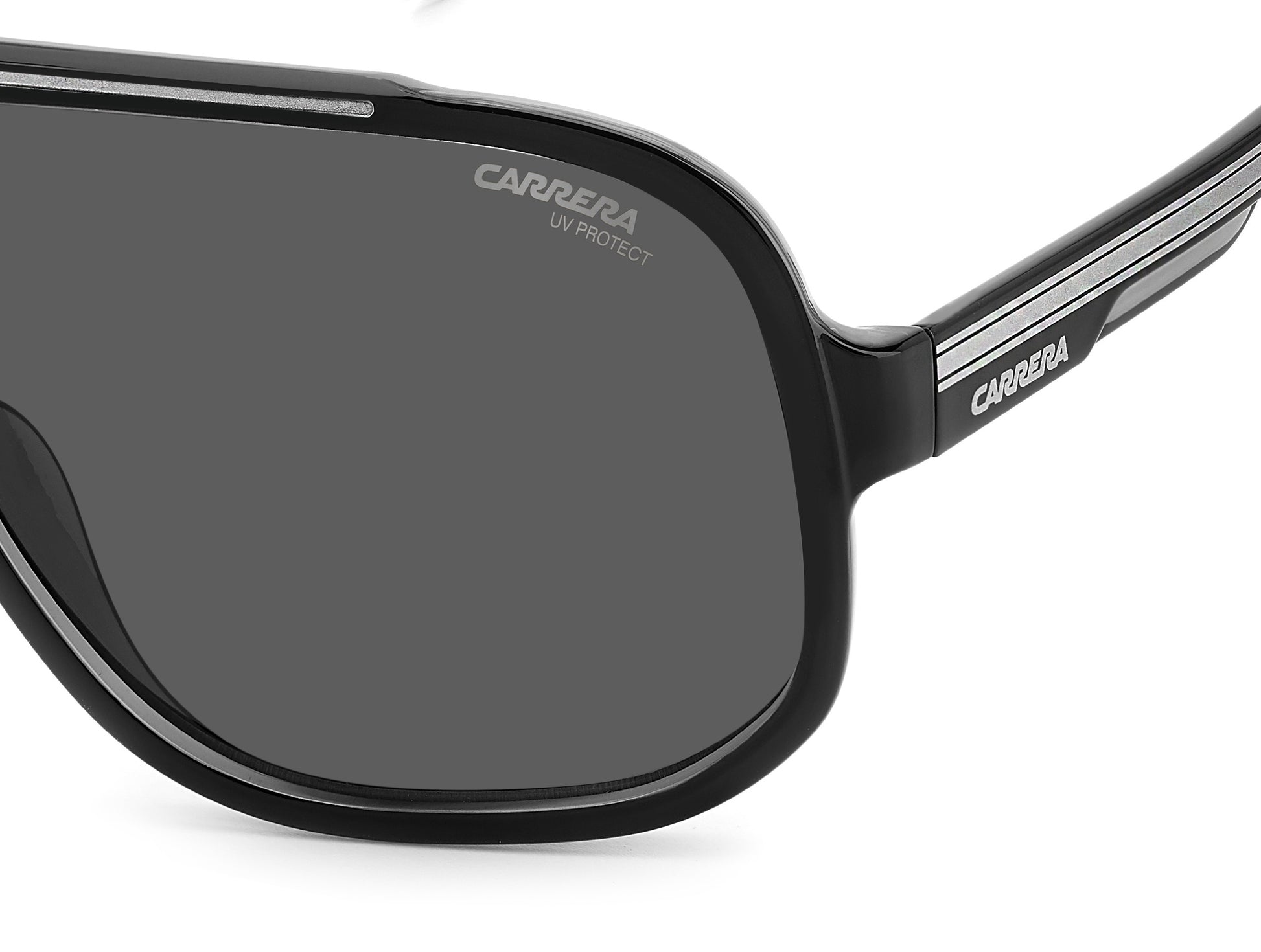 Carrera 1058/S sunglasses - frame detail view - Colour: Black