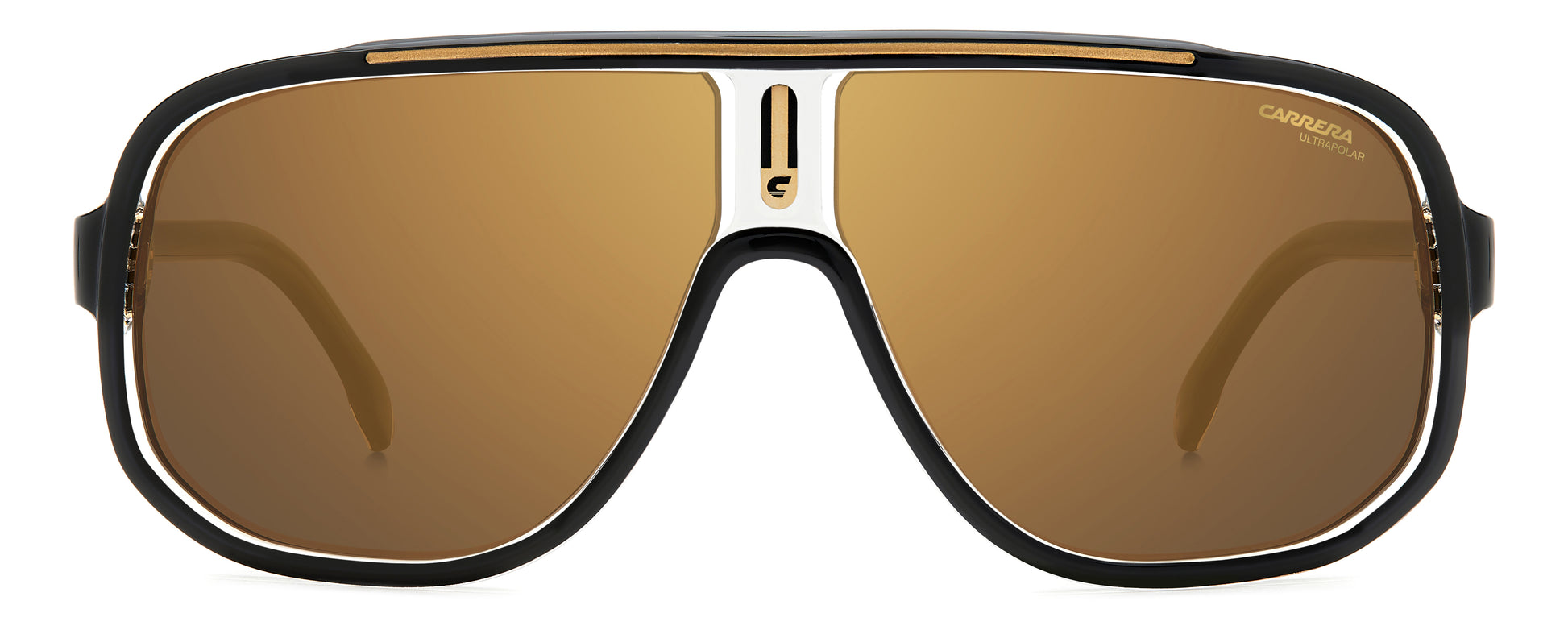 Carrera 1058/S sunglasses - straight-on front view - Colour: Gold