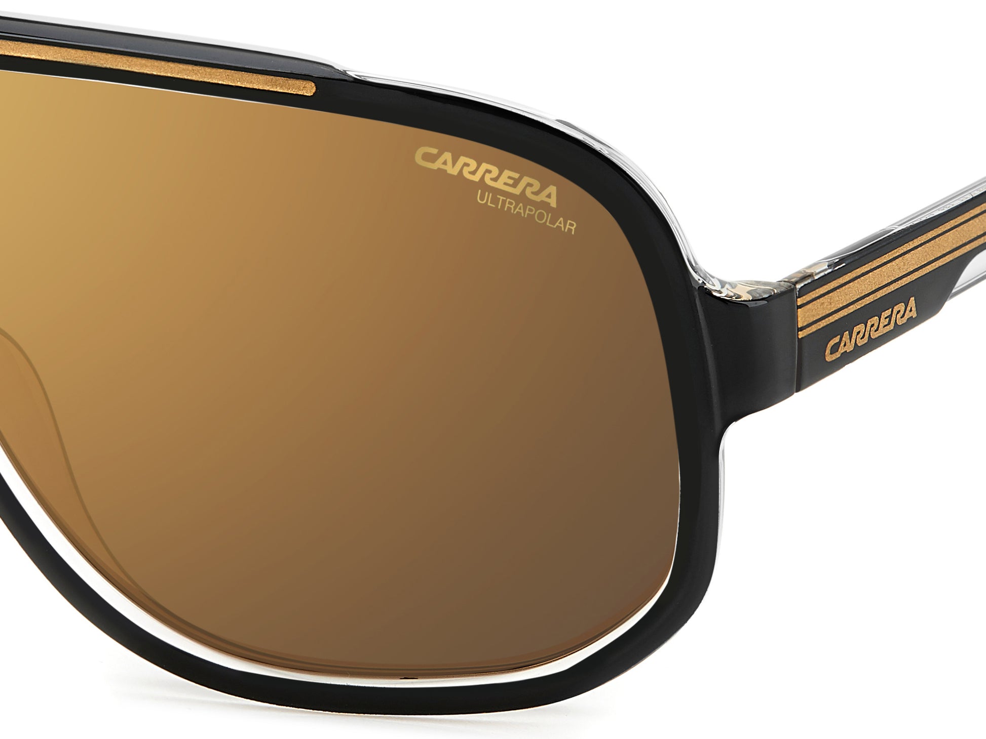 Carrera 1058/S sunglasses - frame detail view - Colour: Gold