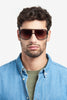 Carrera 1058/S sunglasses - worn front view - Colour: Gold