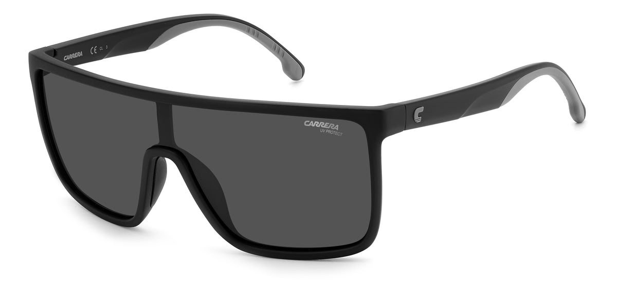 Carrera 8060/S sunglasses - front angle view - Colour: Black