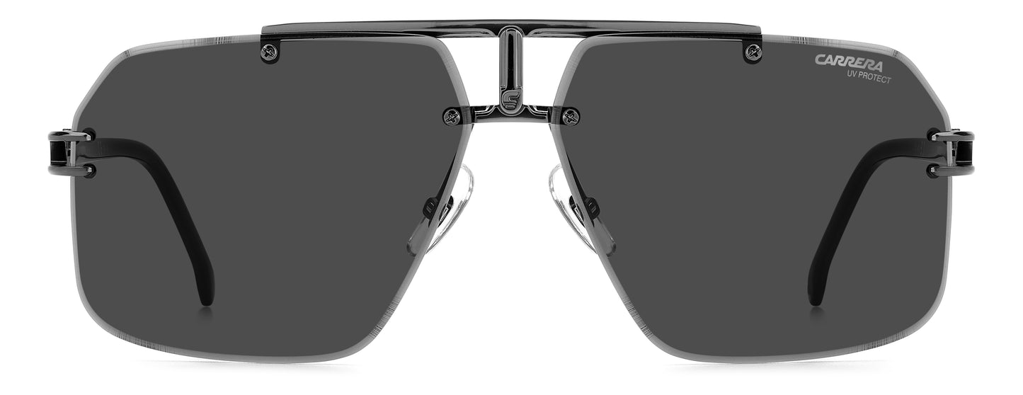 Carrera 1054/S sunglasses - straight-on front view - Colour: Black