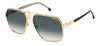 Carrera 1055/S sunglasses - front angle view - Colour: Green Gold