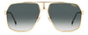Carrera 1055/S sunglasses - straight-on front view - Colour: Green Gold