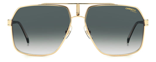 Carrera 1055/S sunglasses - straight-on front view - Colour: Green Gold