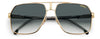 Carrera 1055/S sunglasses - rear view - Colour: Green Gold