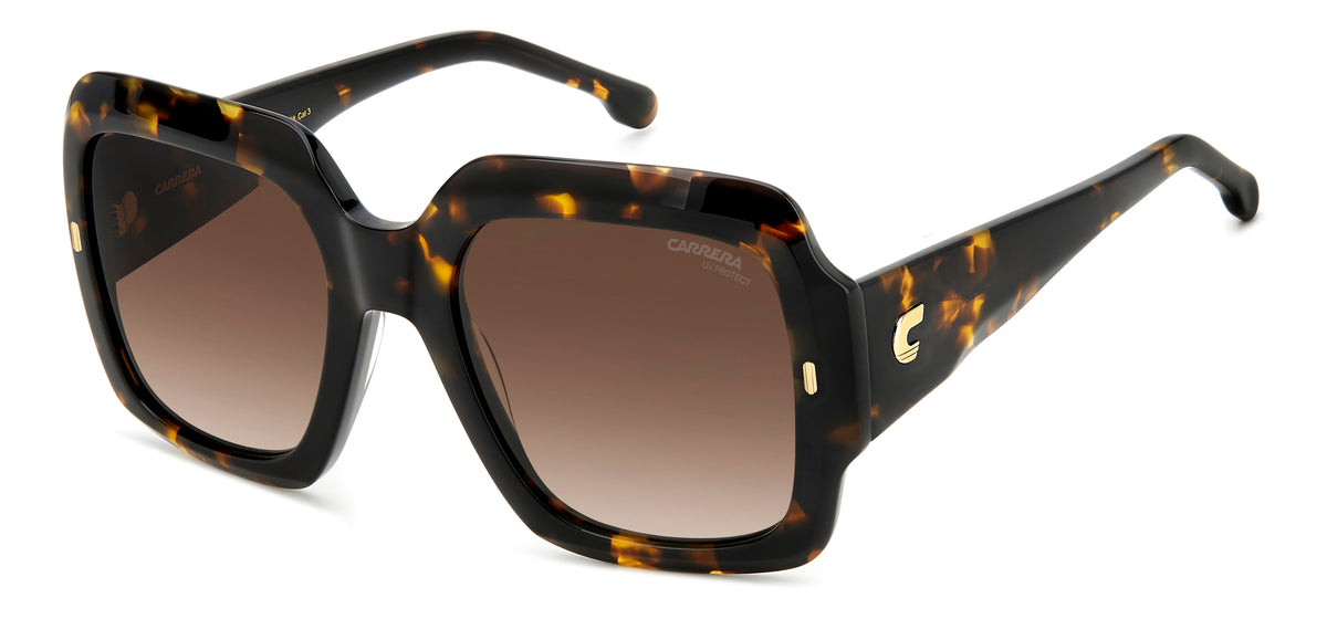 Carrera 3004/S sunglasses - front angle view - Colour: Tortoise Shell