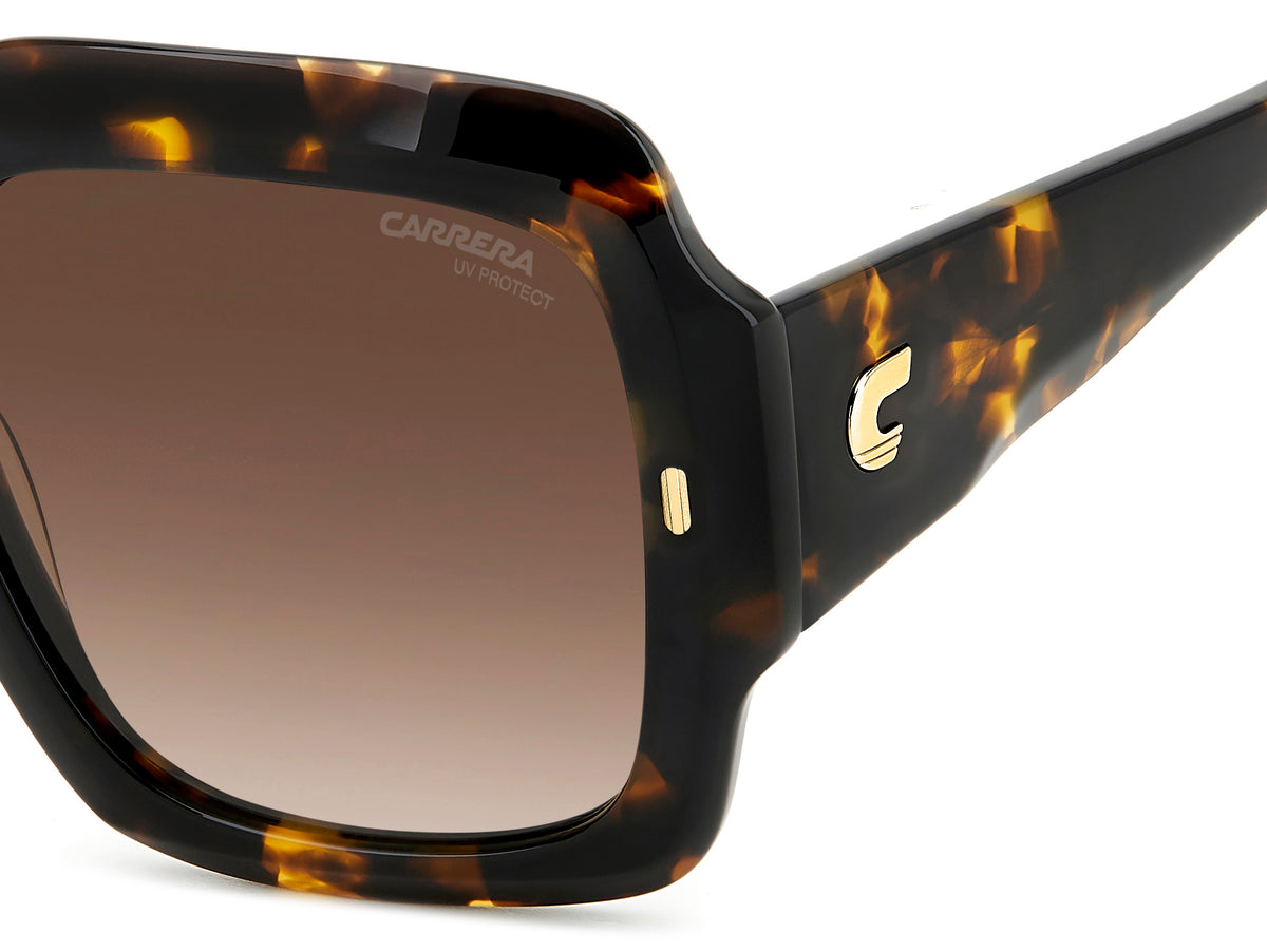 Carrera 3004/S sunglasses - frame detail view - Colour: Tortoise Shell