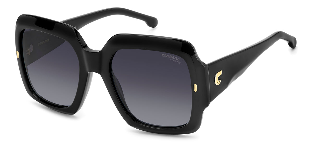 Carrera 3004/S sunglasses - front angle view - Colour: Black