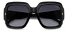 Carrera 3004/S sunglasses - rear view - Colour: Black