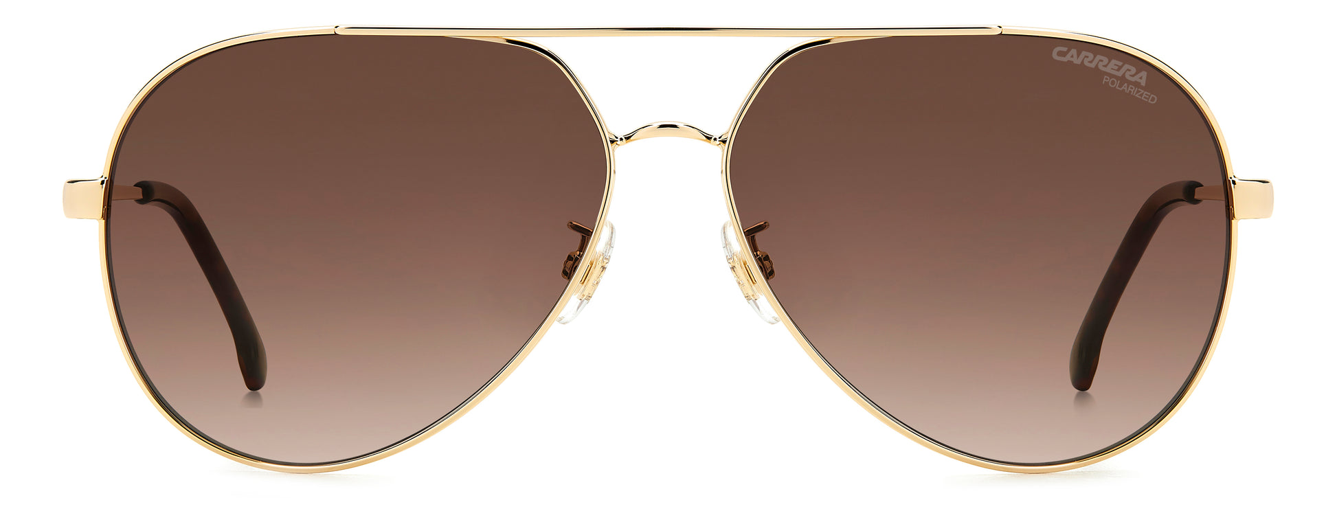 Carrera 3005/S sunglasses - straight-on front view - Colour: Black Copper Gold