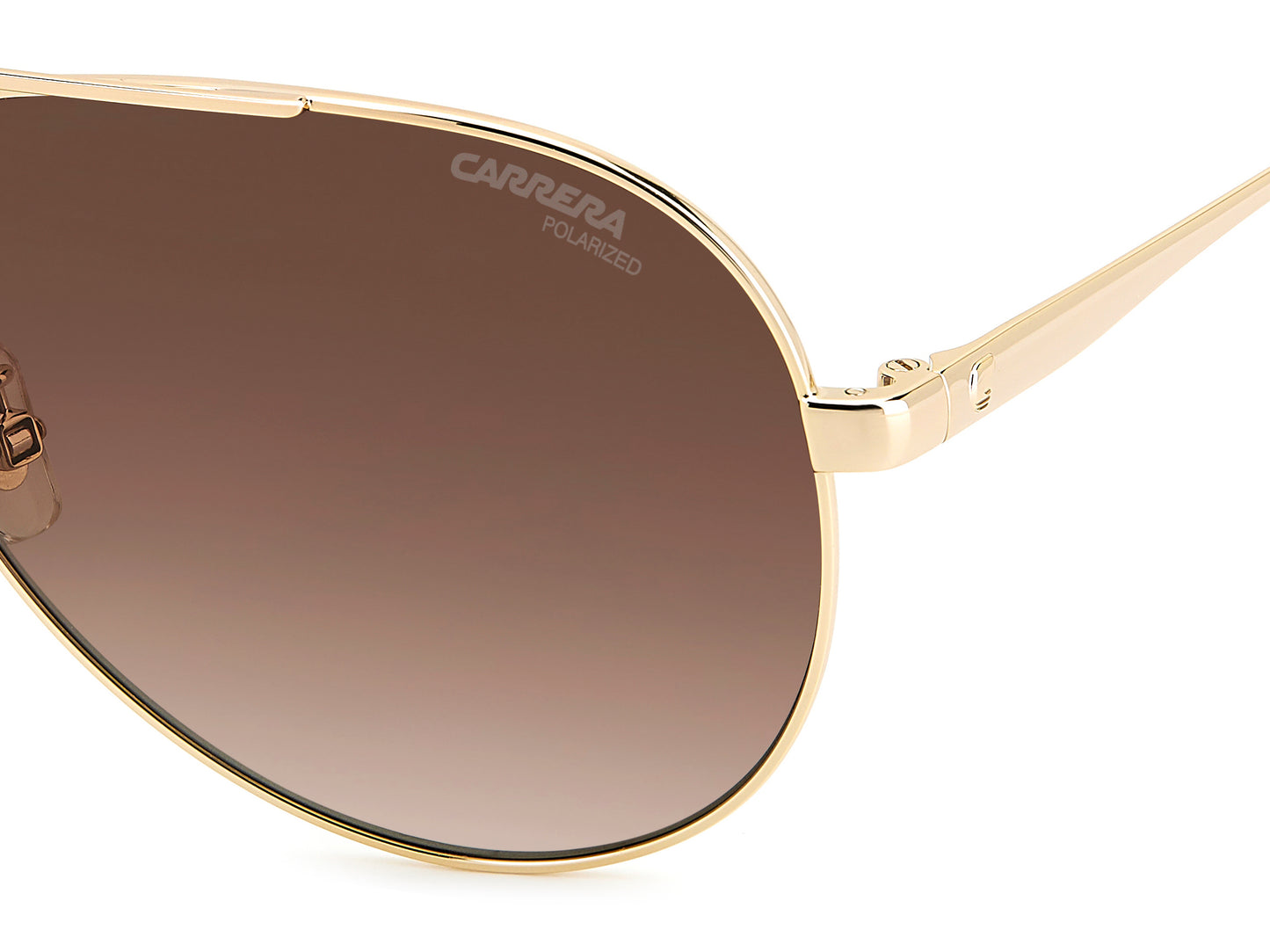 Carrera 3005/S sunglasses - frame detail view - Colour: Black Copper Gold