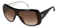 Carrera 3007/S sunglasses - front view - Colour: Black White