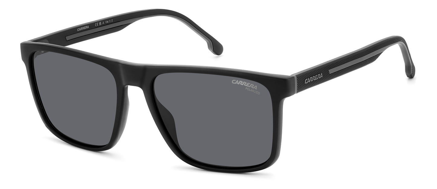 Colour: Black Grey - Carrera 8064/S polarised angle view