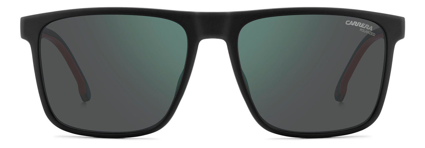 Carrera 8064/S sunglasses - straight-on front view - Colour: Black Red