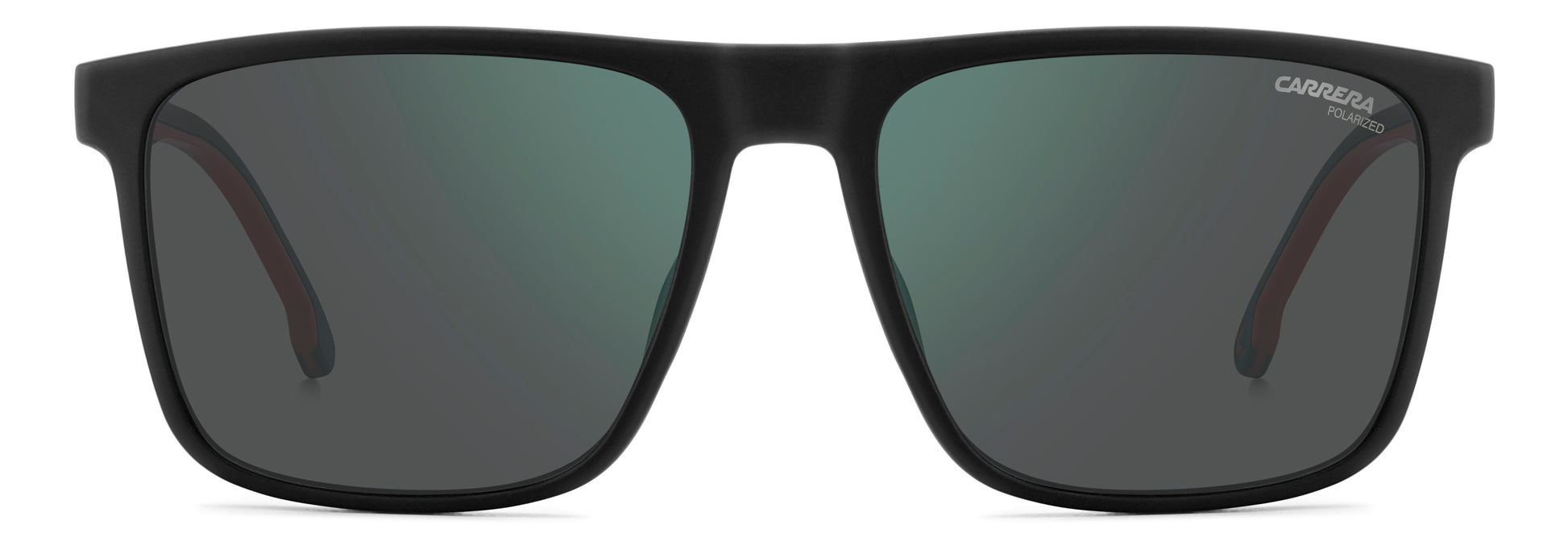 Carrera 8064/S sunglasses - straight-on front view - Colour: Black Red