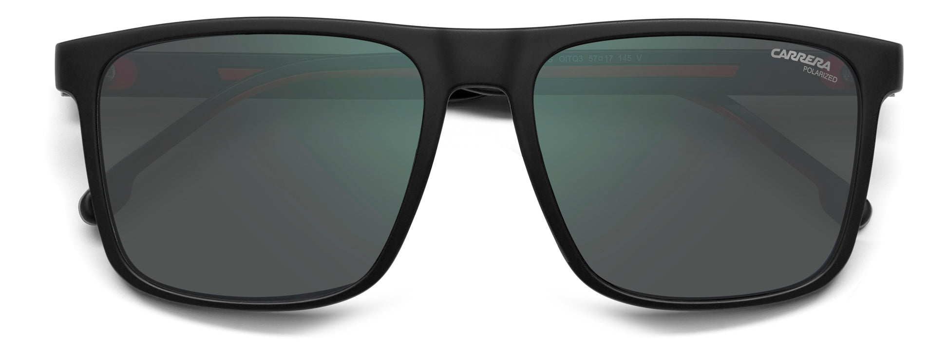 Carrera 8064/S sunglasses - rear view - Colour: Black Red