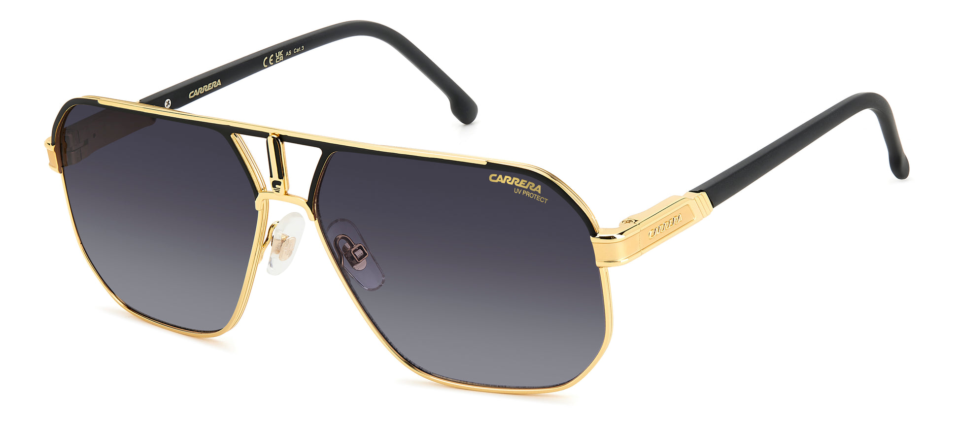 Colour: Black Gold - Carrera 1062/S angle view