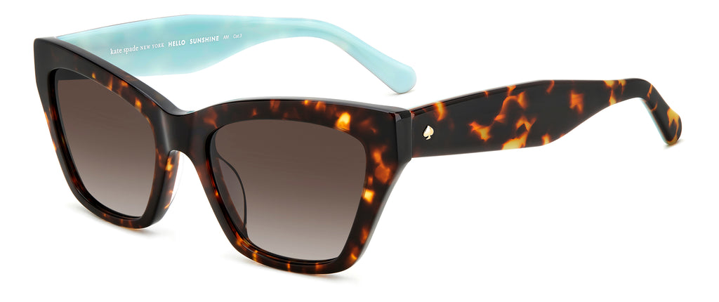 Kate Spade Fay/G/S sunglasses - front angle view - Colour: Tortoise Shell