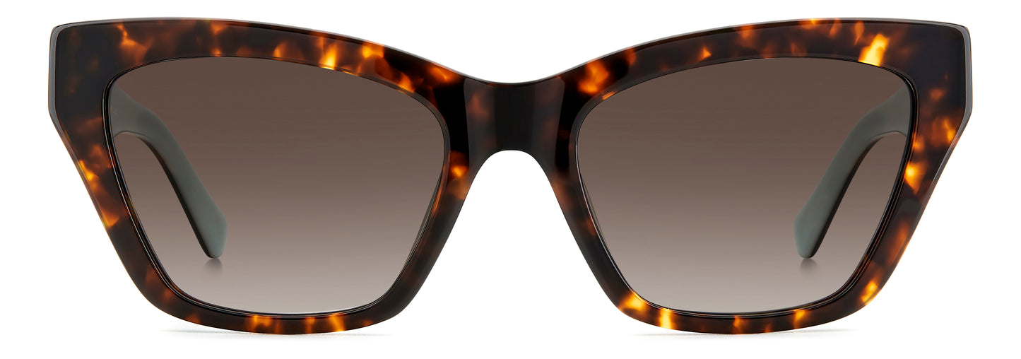 Kate Spade Fay/G/S sunglasses - straight-on front view - Colour: Tortoise Shell