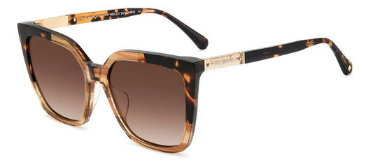 Colour: Tortoise Shell - Kate Spade Marlowe/G/S angle view