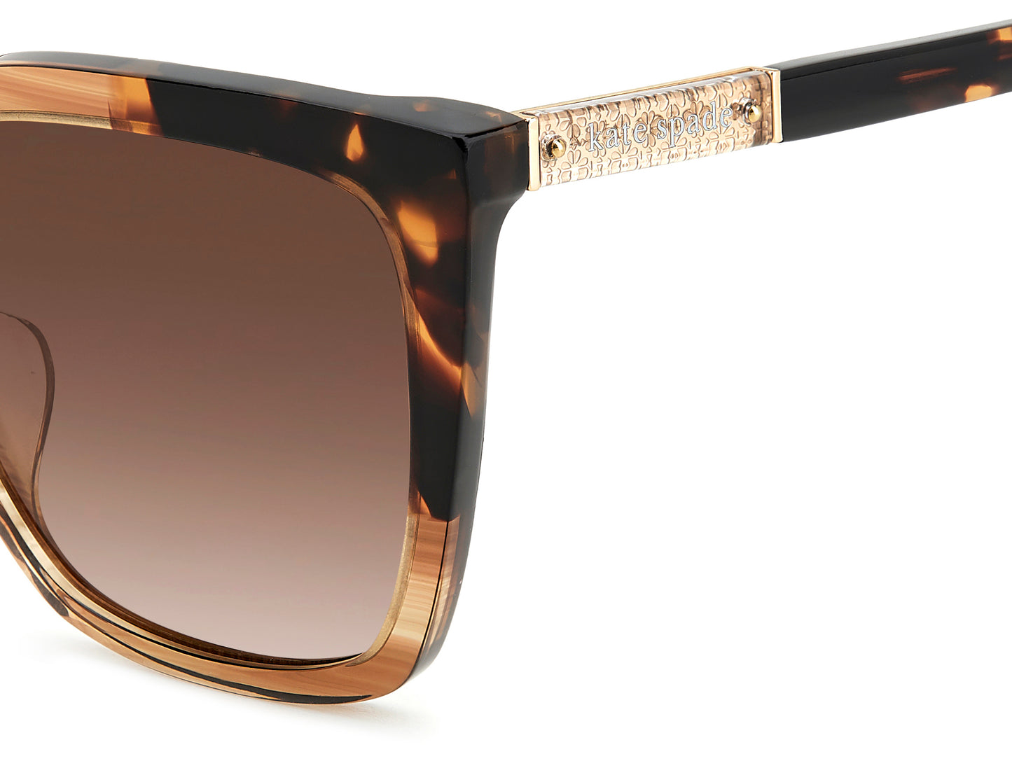 Colour: Tortoise Shell - Kate Spade Marlowe/G/S detail view