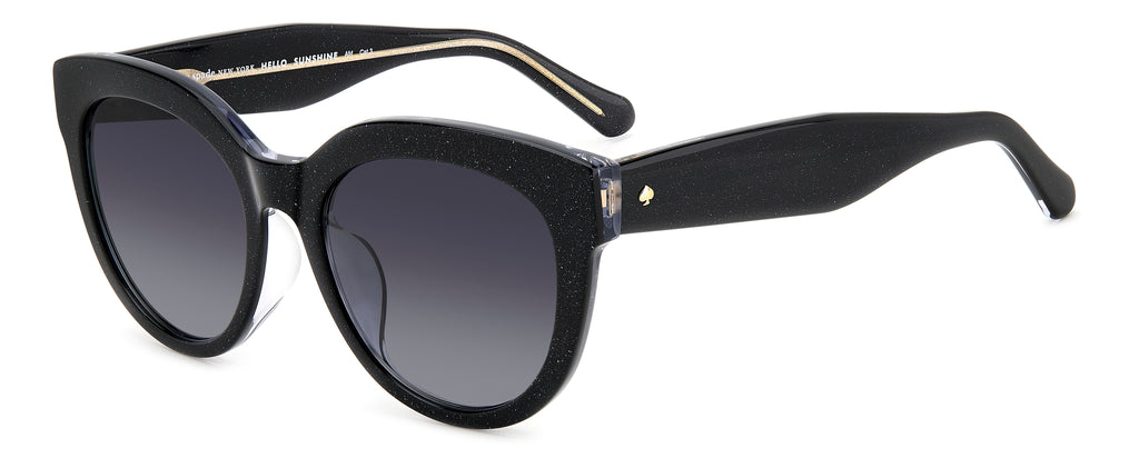 Kate Spade Brea/F/S sunglasses - front angle view - Colour: Black