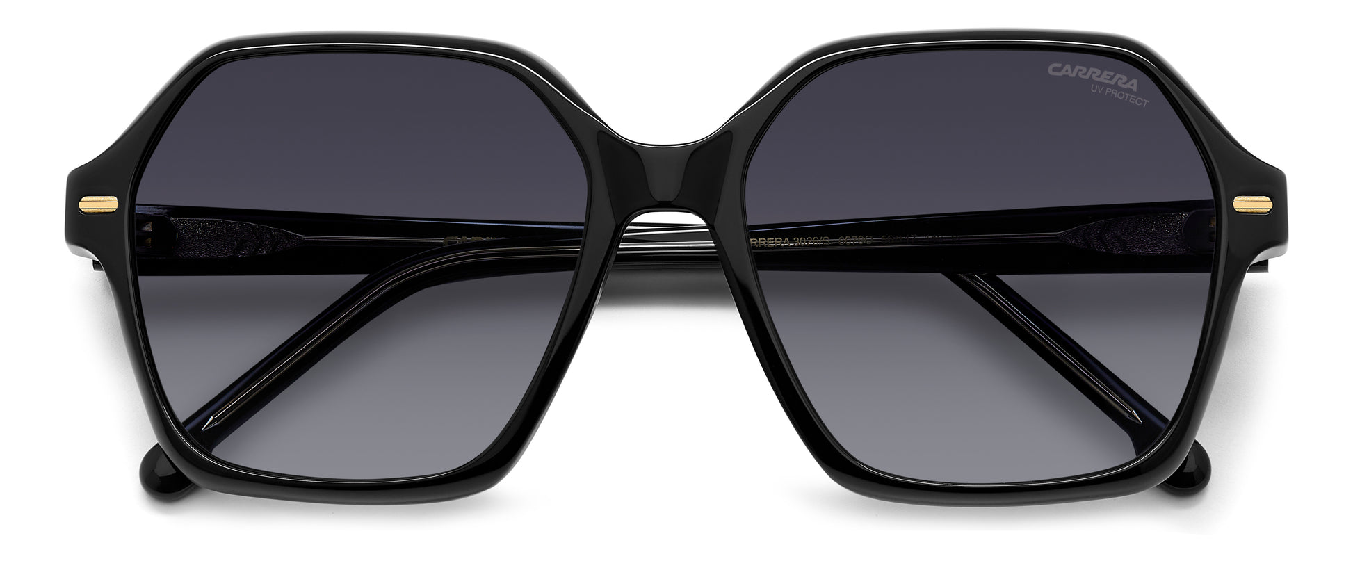 Carrera 3026/S sunglasses - rear view - Colour: Black