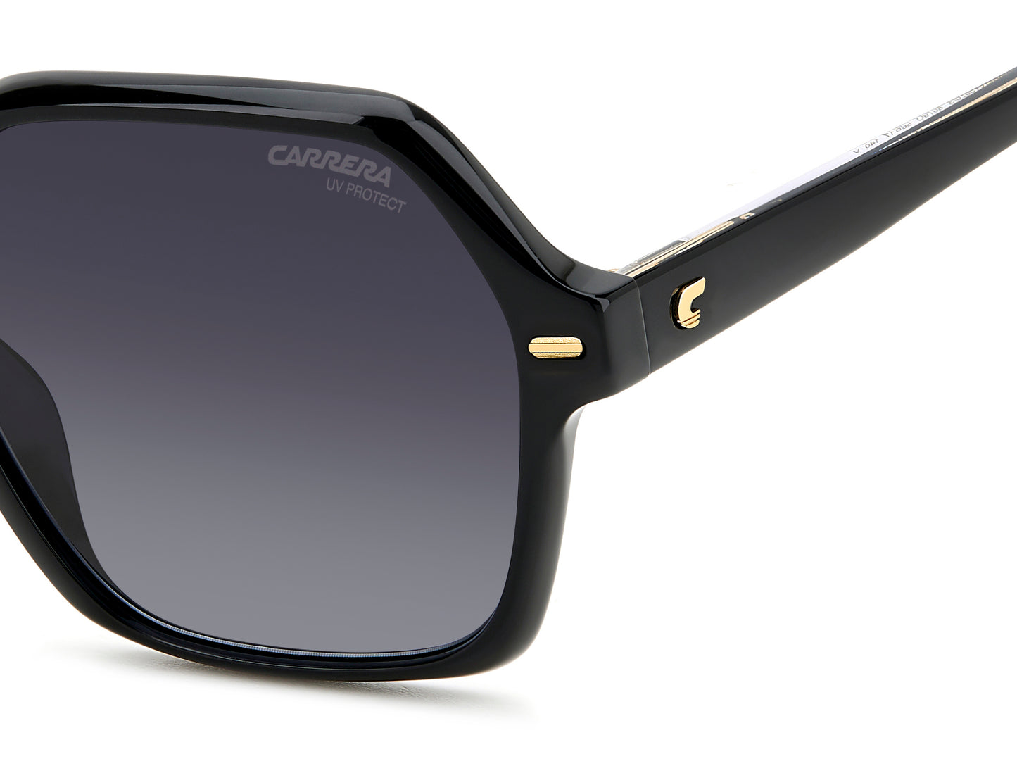 Carrera 3026/S sunglasses - frame detail view - Colour: Black