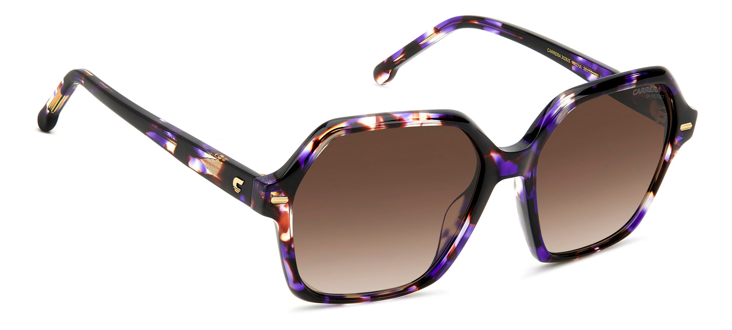 Carrera 3026/S sunglasses - alternative angle view - Colour: Purple Tortoise Shell