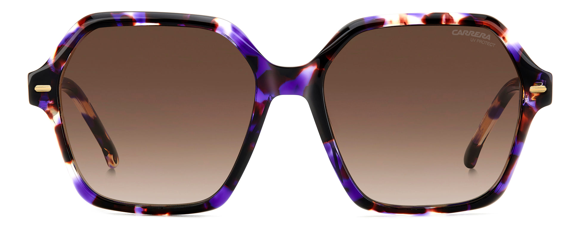 Carrera 3026/S sunglasses - straight-on front view - Colour: Purple Tortoise Shell