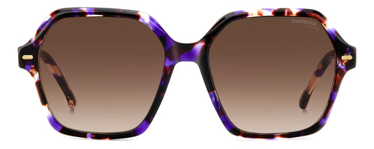 Carrera 3026/S sunglasses - straight-on front view - Colour: Purple Tortoise Shell