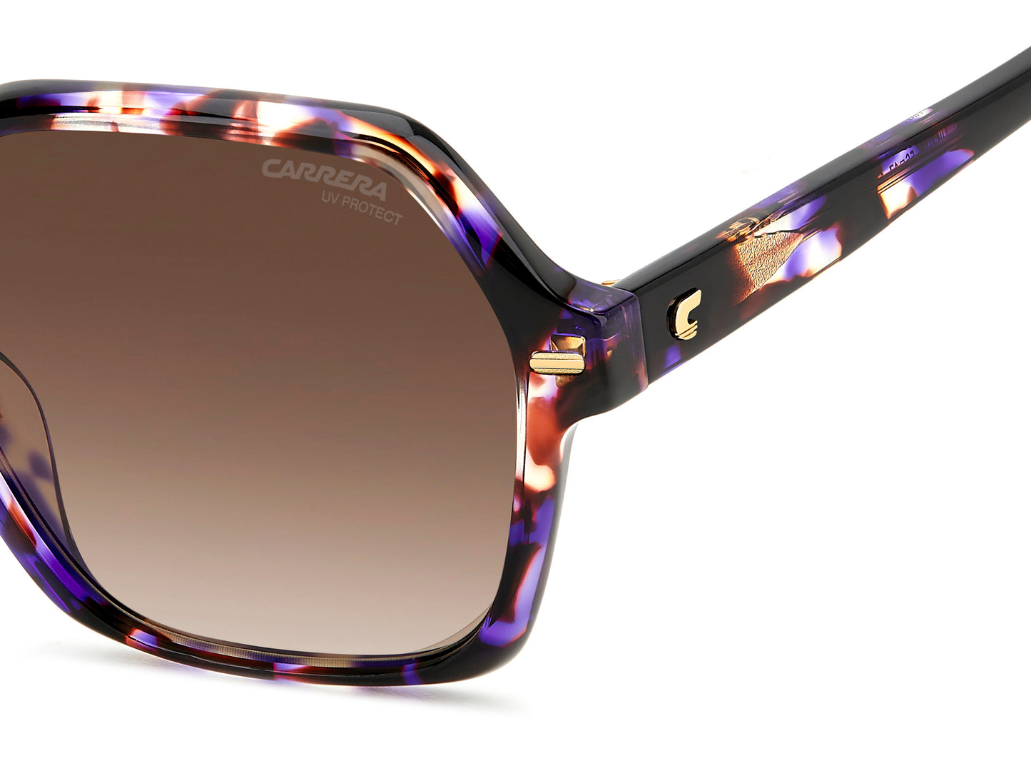 Carrera 3026/S sunglasses - frame detail view - Colour: Purple Tortoise Shell