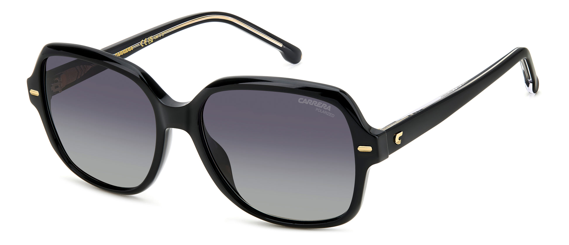 Carrera 3028/S sunglasses - front angle view - Colour: Black