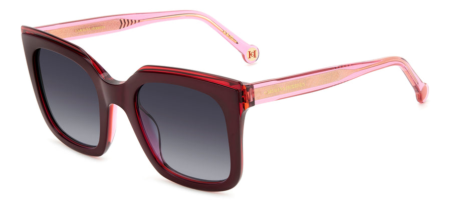 Carolina Herrera HER 0249/G/S eyewear - front view - Colour: Burgundy Pink