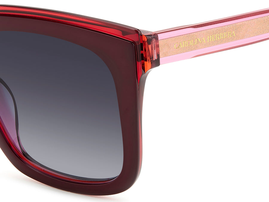 Carolina Herrera HER 0249/G/S eyewear - detail view - Colour: Burgundy Pink