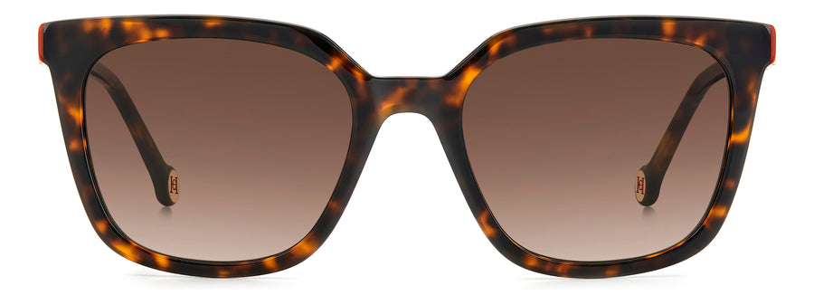 Carolina Herrera HER 0236/S eyewear - alternative view - Colour: Havana Red
