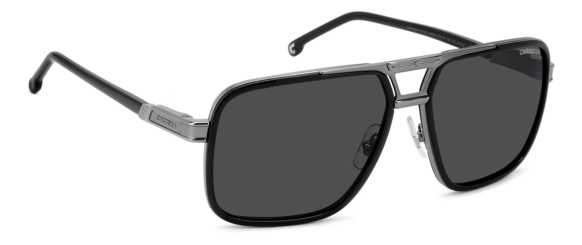 Colour: Black Grey - Carrera 1071/S polarised alternative angle view
