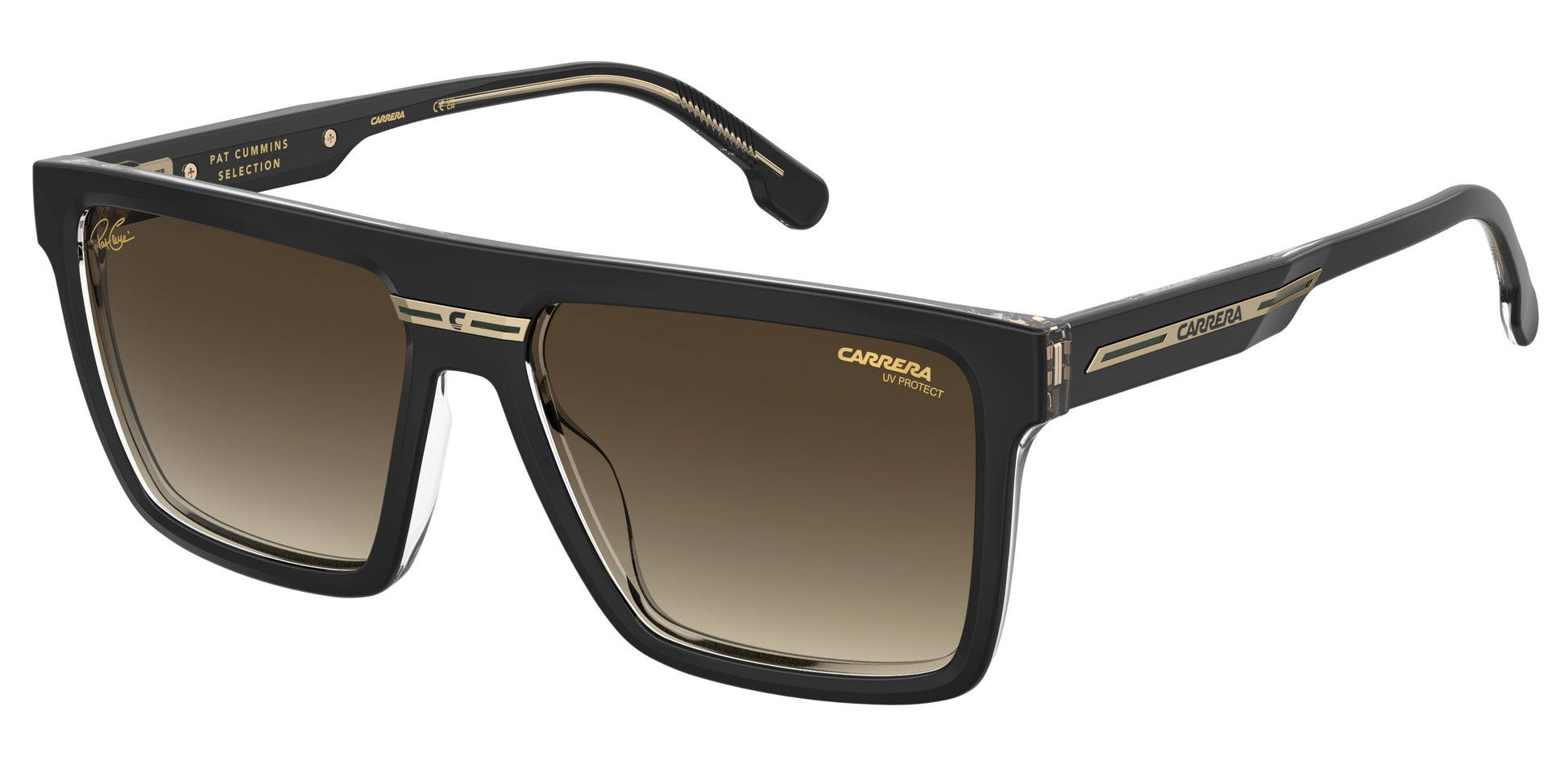 Colour: Black Gold - Carrera Victory C 03/S polarised angle view