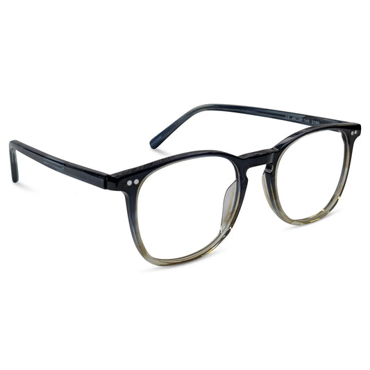 Matrix Eyedesign 2198 Black Olive Fade optical frame, three-quarter view