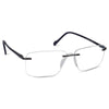 Matrix Eyedesign 2216 Navy optical frame, three-quarter view