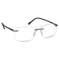 Matrix Eyedesign 2216 Gunmetal optical frame, three-quarter view