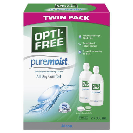 Opti-Free PureMoist Twin Pack 2 x 300mL pack
