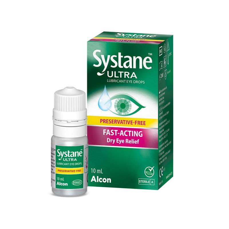 Systane Ultra Preservative-Free Lubricant Eye Drops 10mL pack