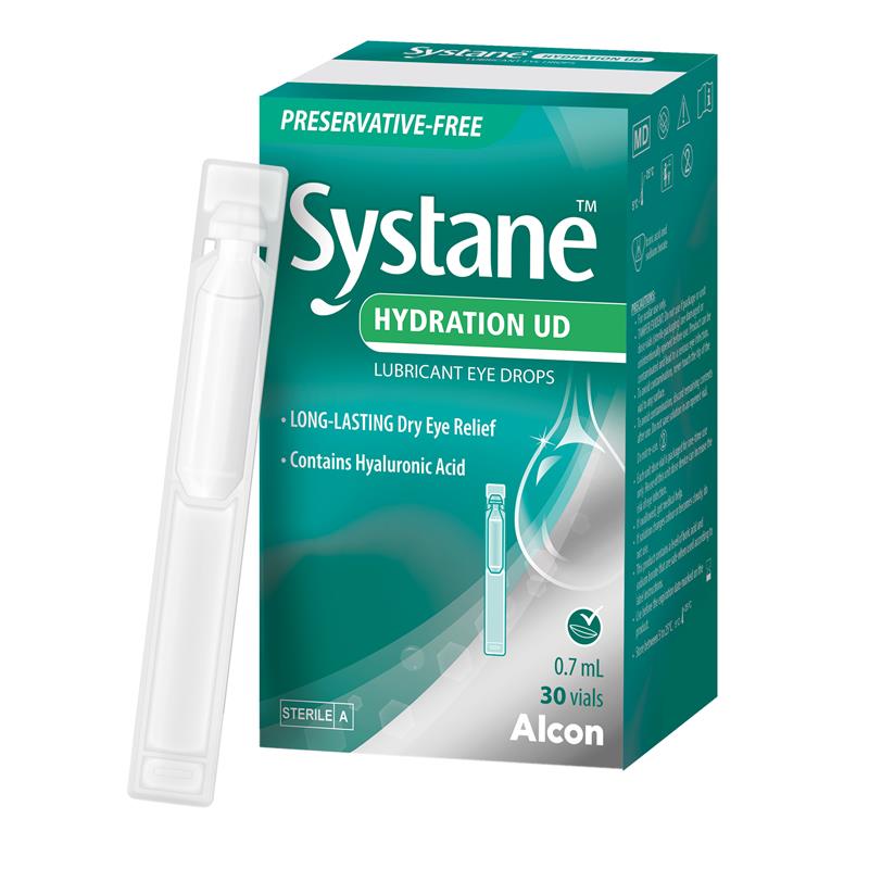 Systane Hydration UD Preservative-Free Lubricant Eye Drops 30 x 0.7mL pack