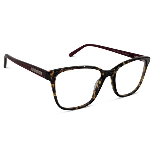 Charlie Brown 4305 Black Tortoise optical frame, three-quarter view